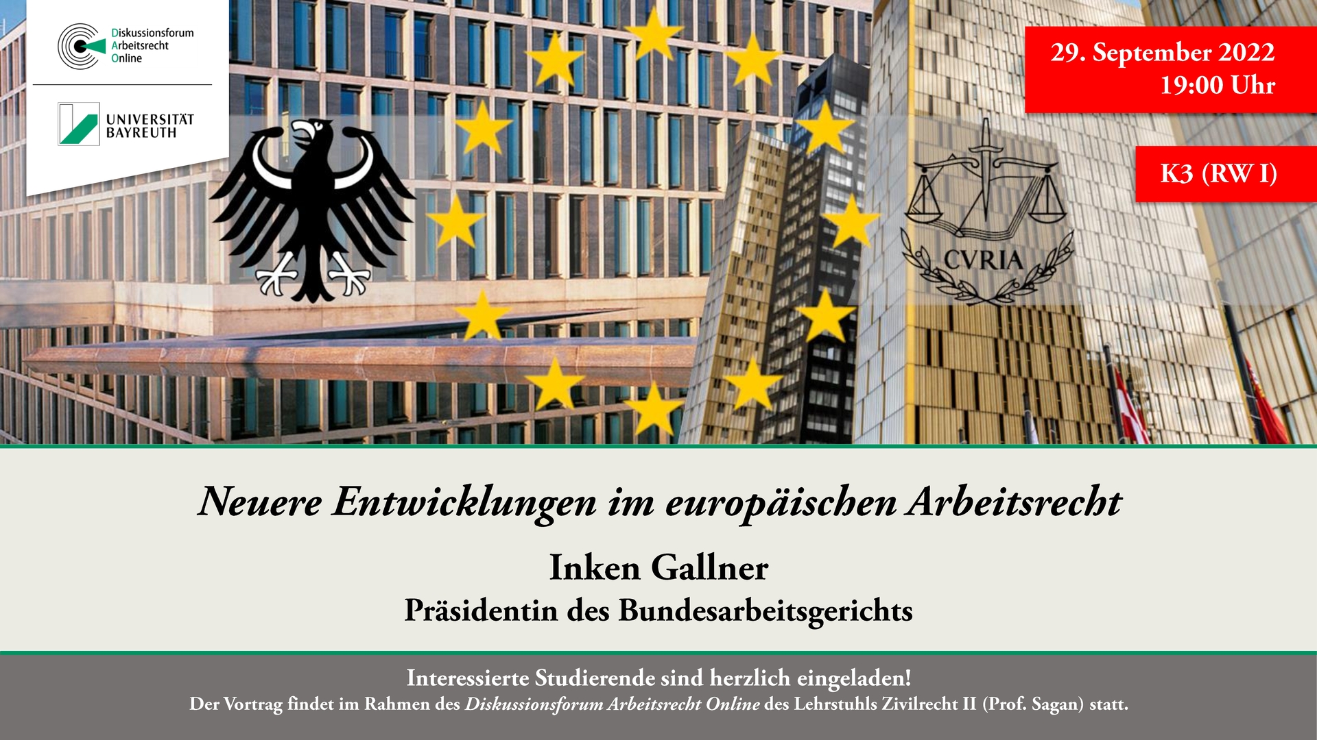 Ankündigung Gallner